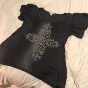 Boston Proper Short Bell Sleeve Blouse Size M